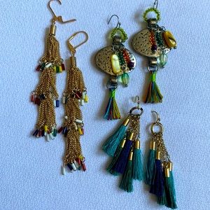 Tassel Earrings x3